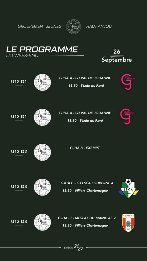 📣[ AGENDA DU WEEK-END ]📣