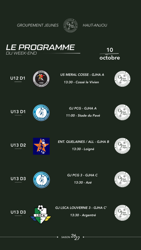 📣[ AGENDA DU WEEK-END]📣